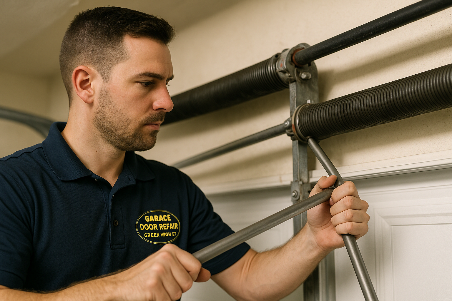 Garage Door Spring Repair in Greenwich