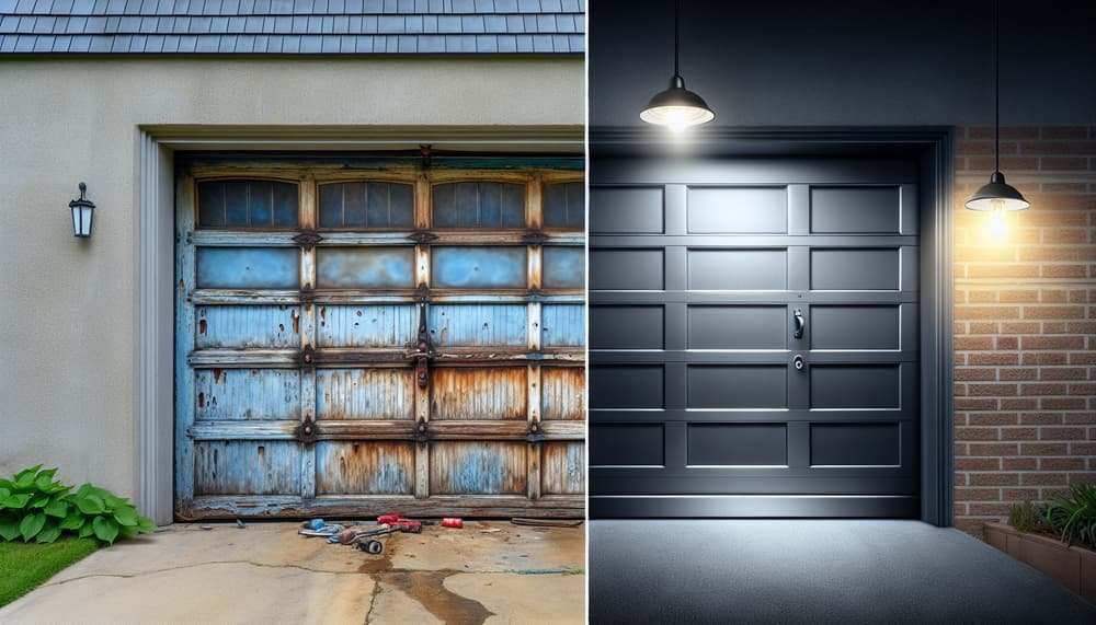 Garage door work in Byram