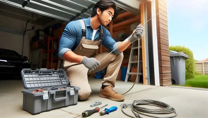 Garage Door Cable Repair — Lattingtown