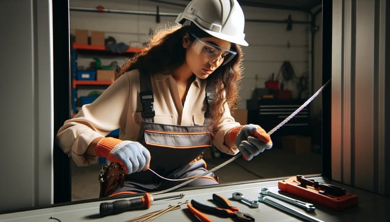 Garage Door Cable Repair in Greenwich
