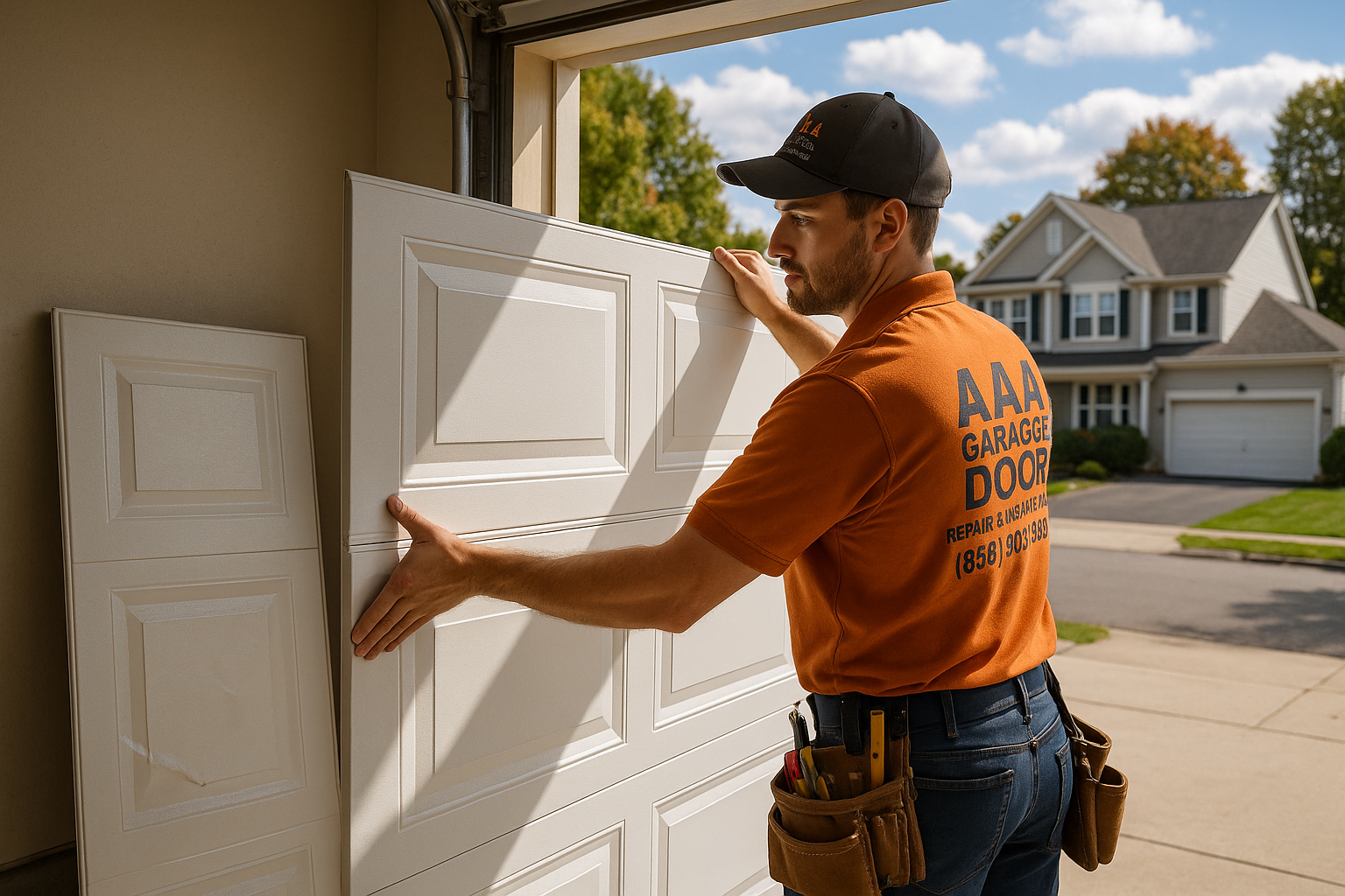Garage Door Panel Replacement service in Rye