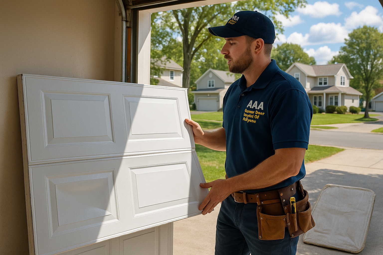 Garage Door Panel Replacement service in Bedford