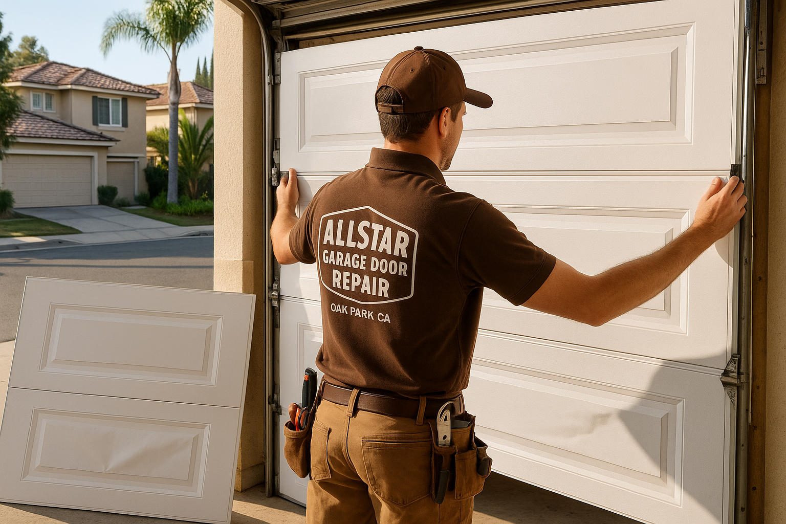 Garage Door Panel Replacement service in Port Washington North