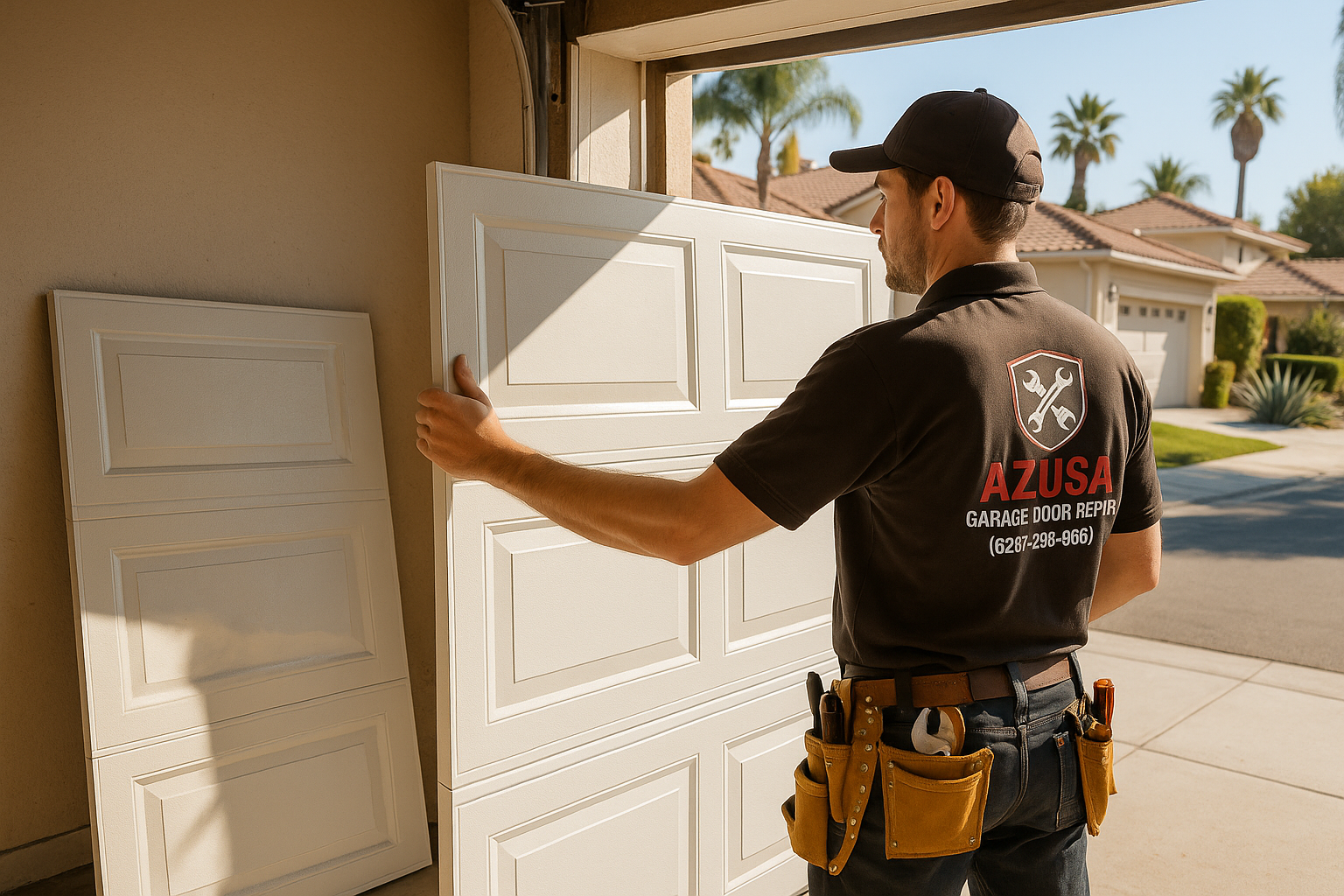 Garage Door Panel Replacement service in East Norwalk