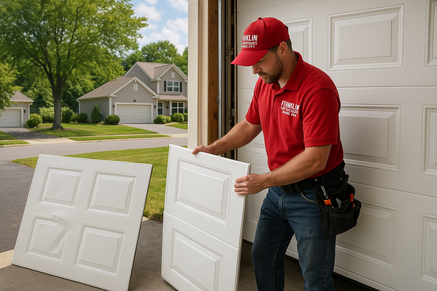 Garage Door Panel Replacement service in Fairview
