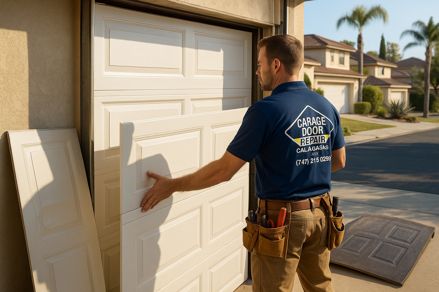 Garage Door Panel Replacement service in Noroton Heights