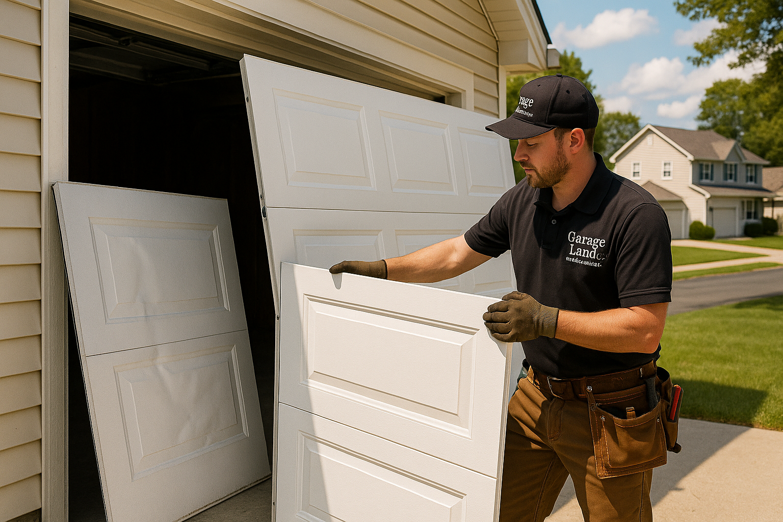Garage Door Panel Replacement service in Hawthorne