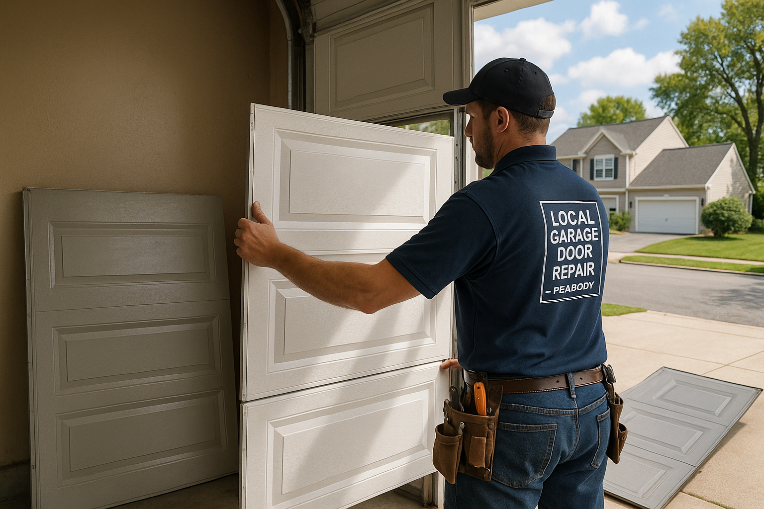 Garage Door Panel Replacement service in Tuckahoe