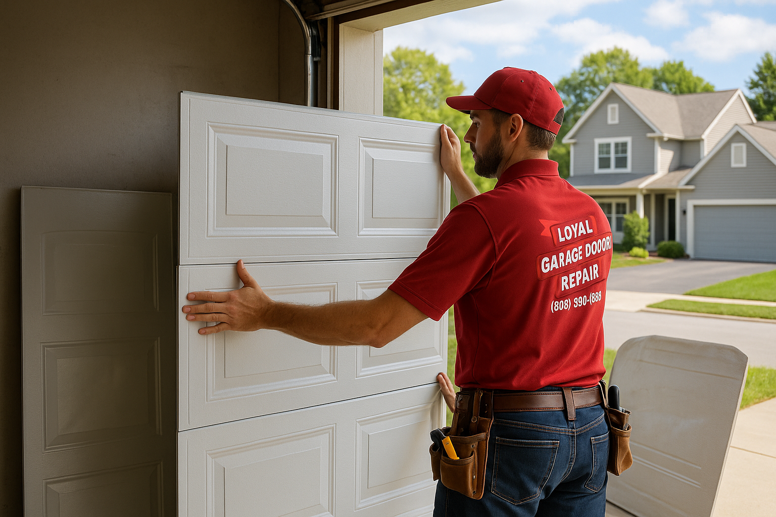 Garage Door Panel Replacement service in Darien