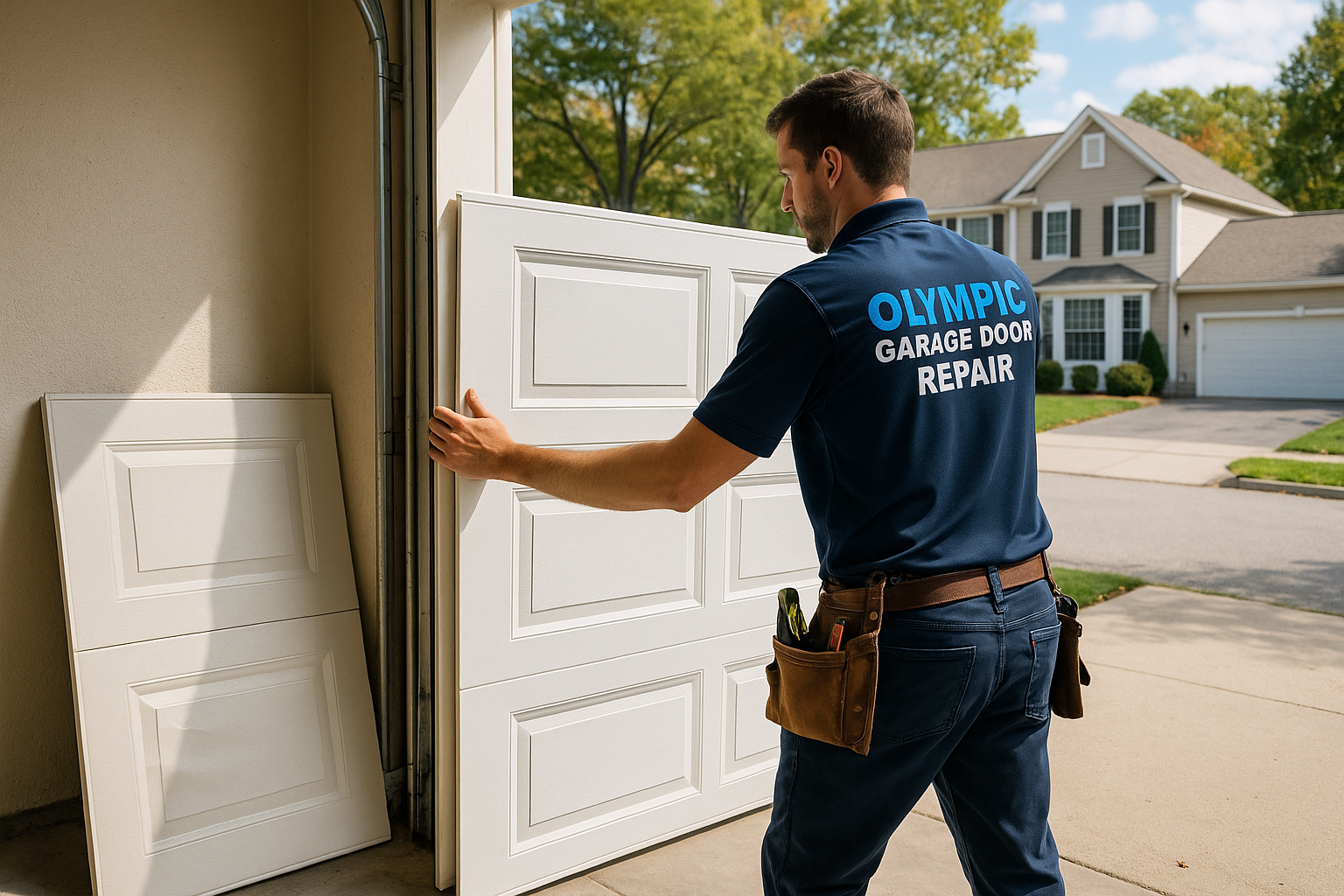 Garage Door Panel Replacement service in Norwalk