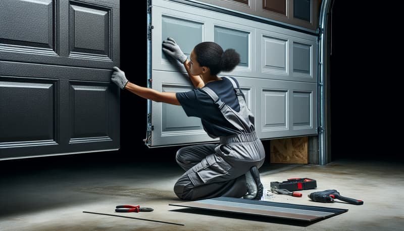 Garage Door Panel Replacement service in Mianus