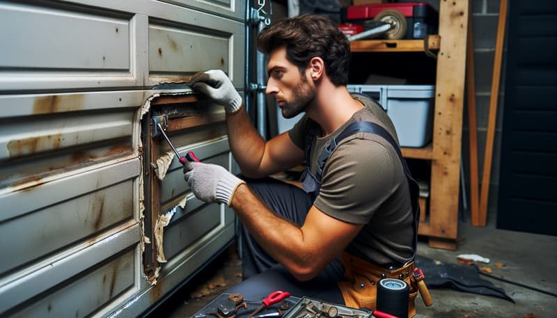 Garage Door Panel Replacement service in Locust Valley