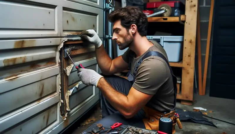 Garage Door Panel Replacement — New Rochelle