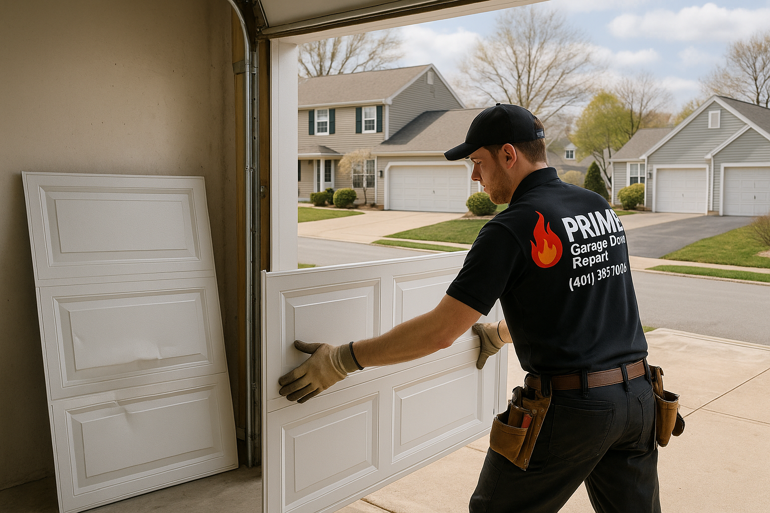 Garage Door Panel Replacement service in White Plains
