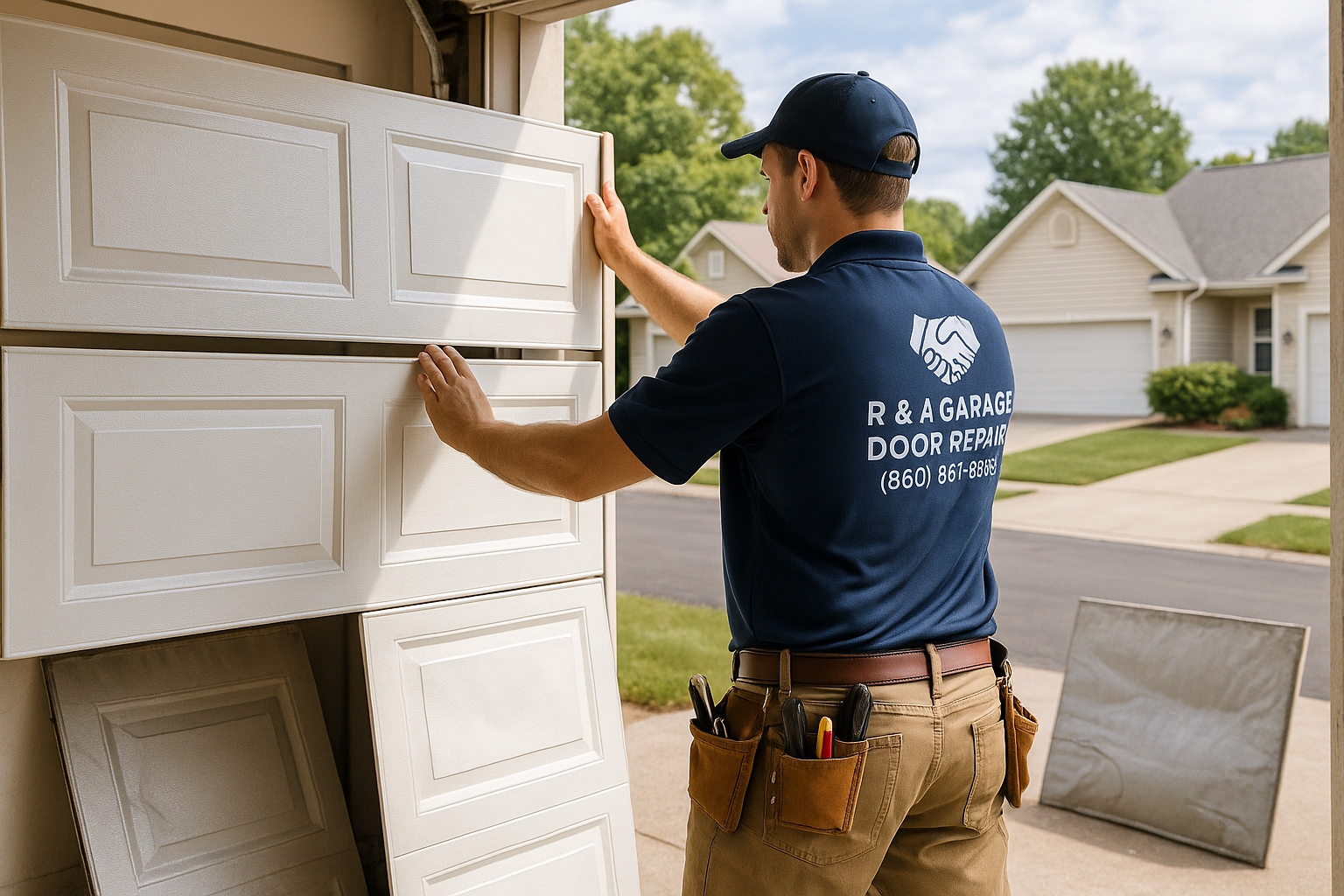 Garage Door Panel Replacement service in Mill Neck
