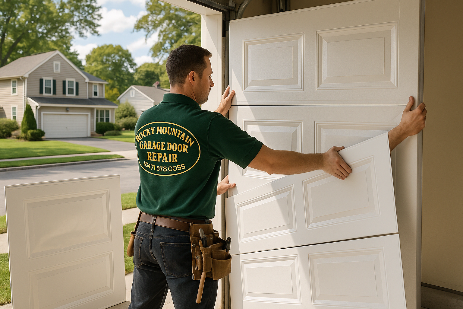 Garage Door Panel Replacement service in Irvington