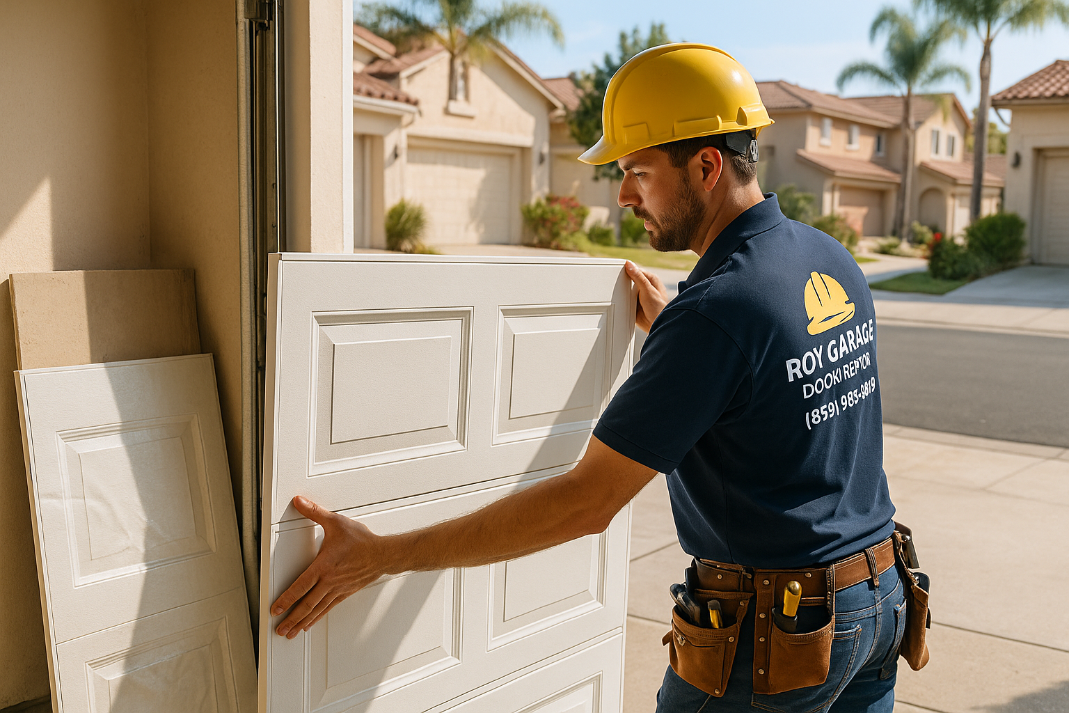 Garage Door Panel Replacement service in Lattingtown