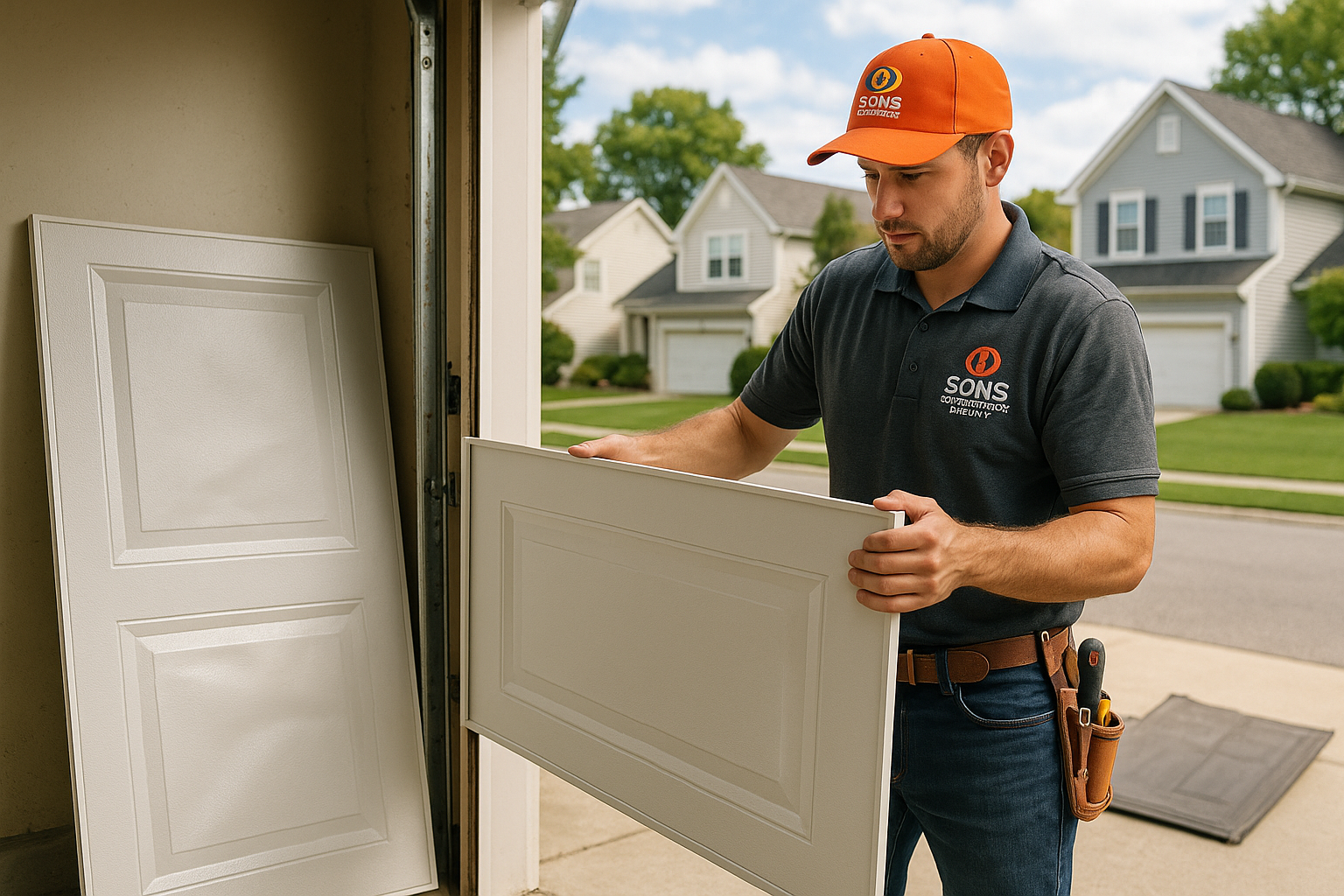 Garage Door Panel Replacement service in Eastchester