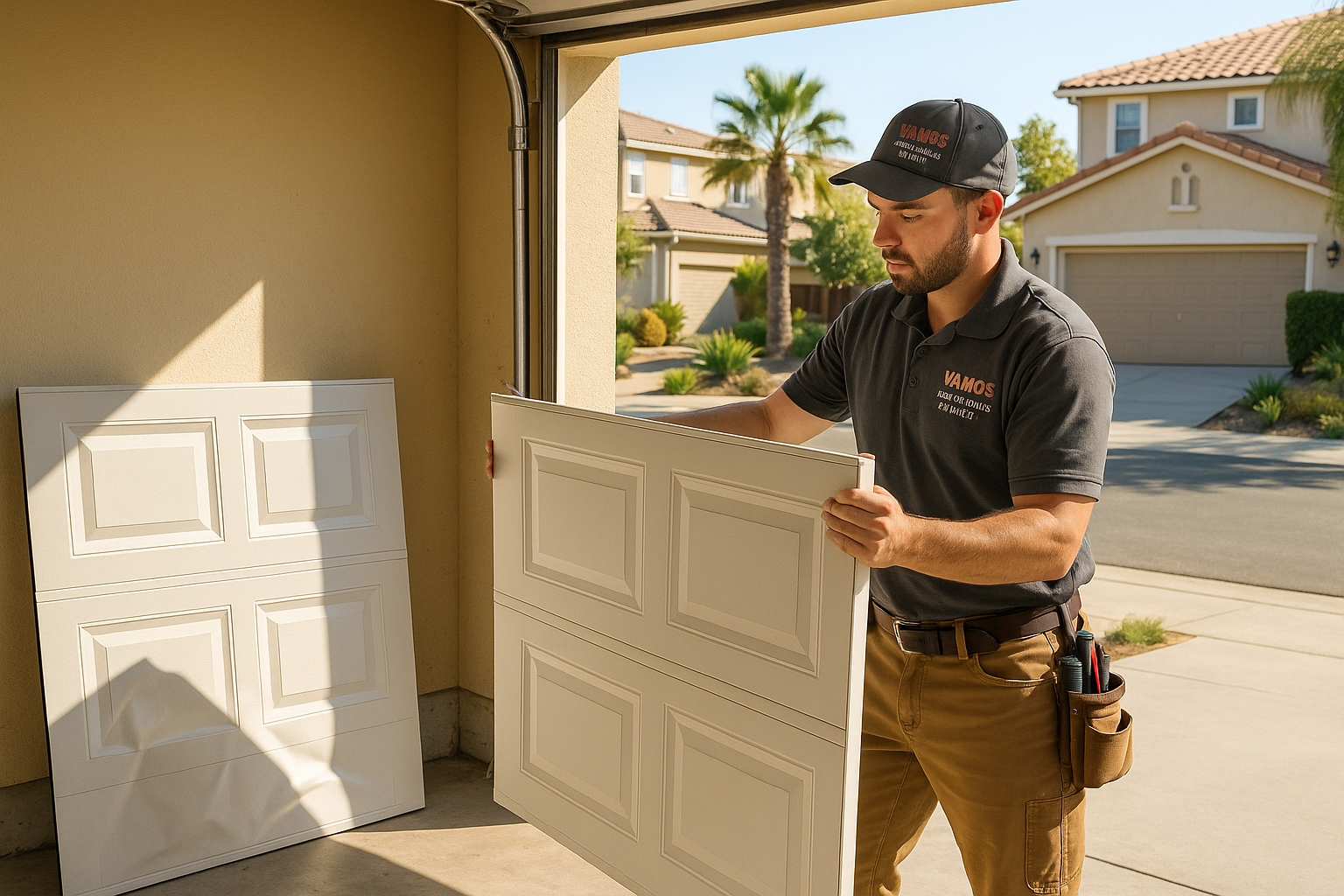 Garage Door Panel Replacement service in Larchmont