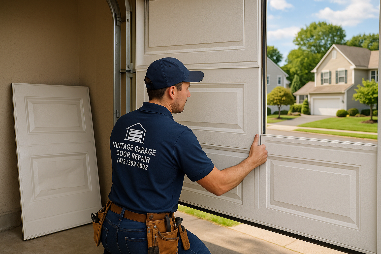 Garage Door Panel Replacement service in Lloyd Harbor
