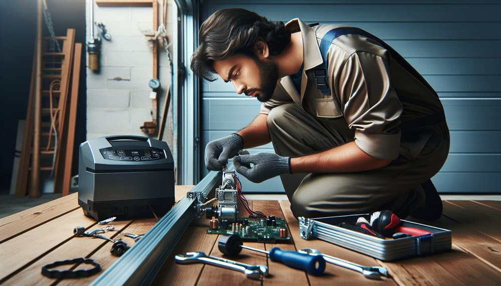 Garage door work in Stamford
