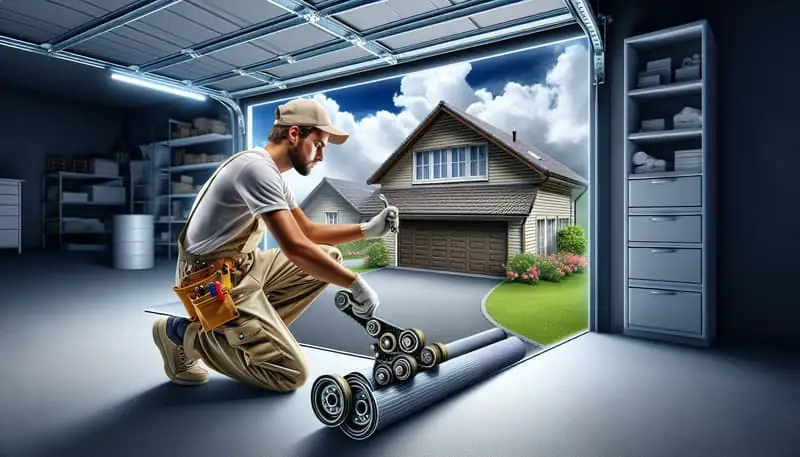 Garage Door Roller Replacement in Hawthorne