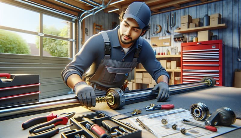 Garage Door Roller Replacement in Greenwich