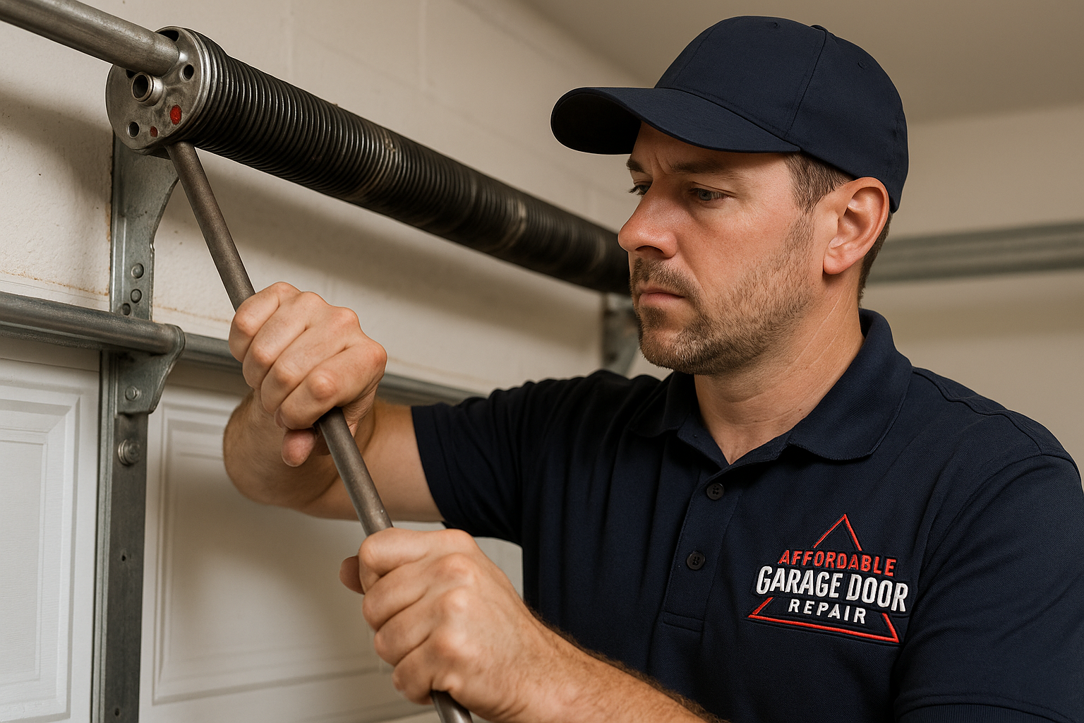 Garage Door Spring Repair service in Stamford