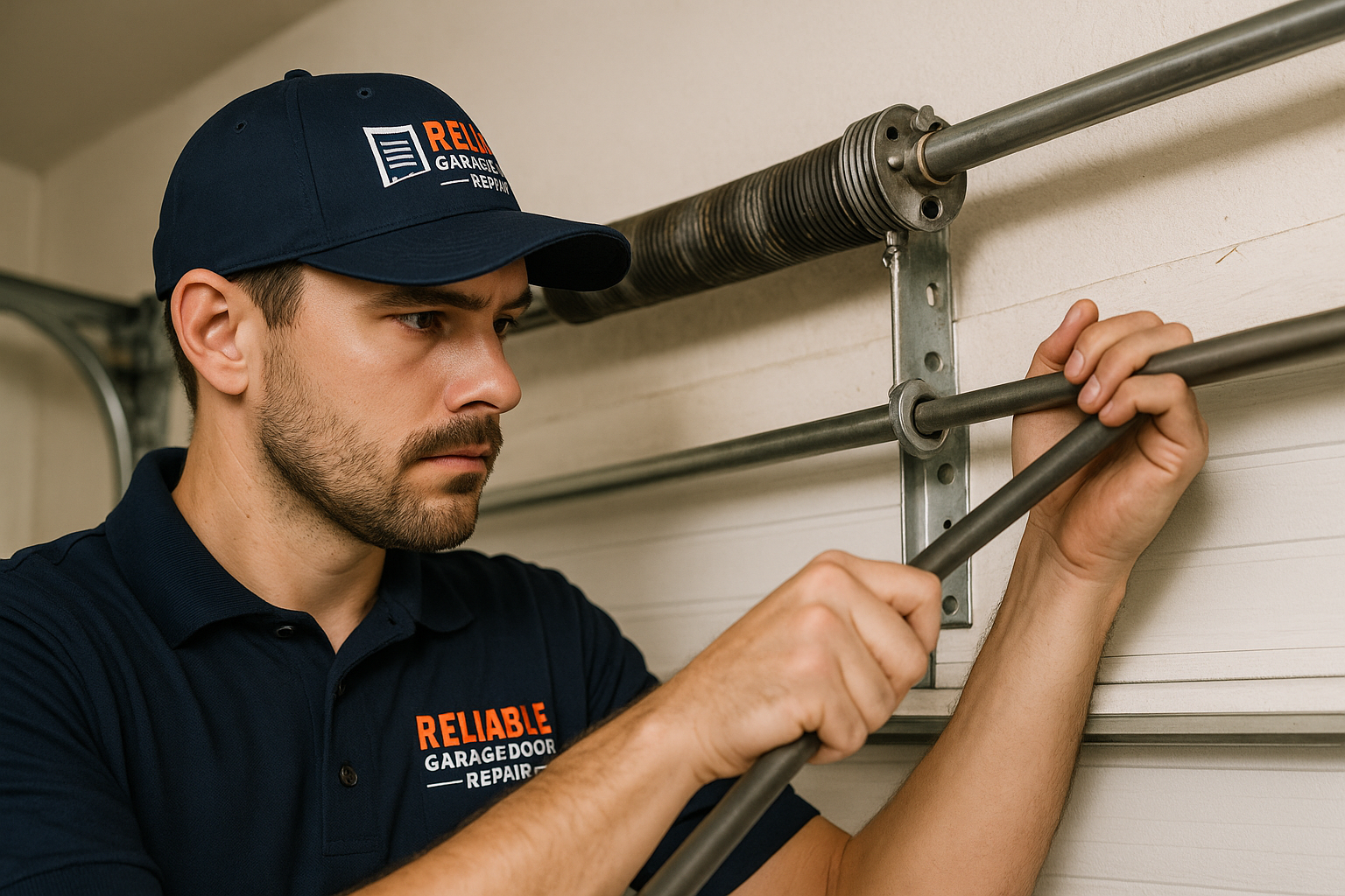Garage Door Track Repair service in Springdale