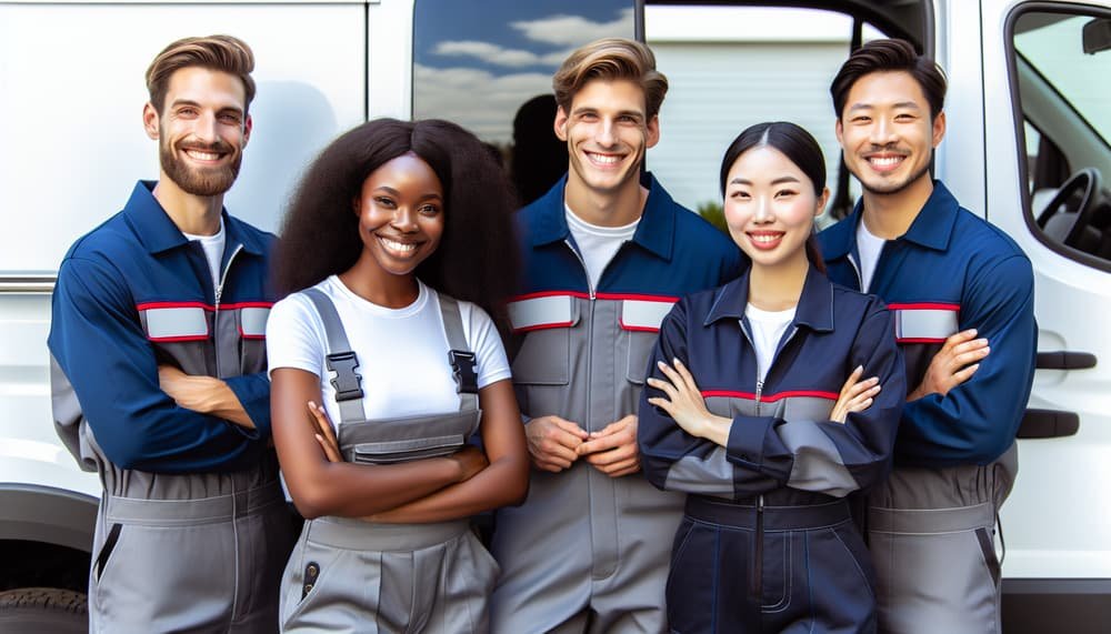 Professional garage door team in Greenwich