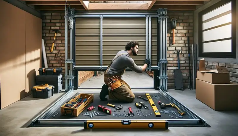 Garage Door Track Repair — New Rochelle
